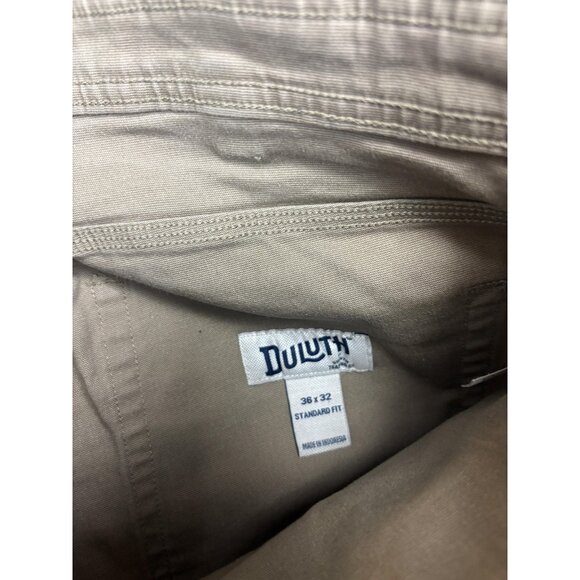 Duluth Flex Fire Hose Pants Mens 36x32 Tan Standard Fit Canvas Work Durable - Picture 4 of 12